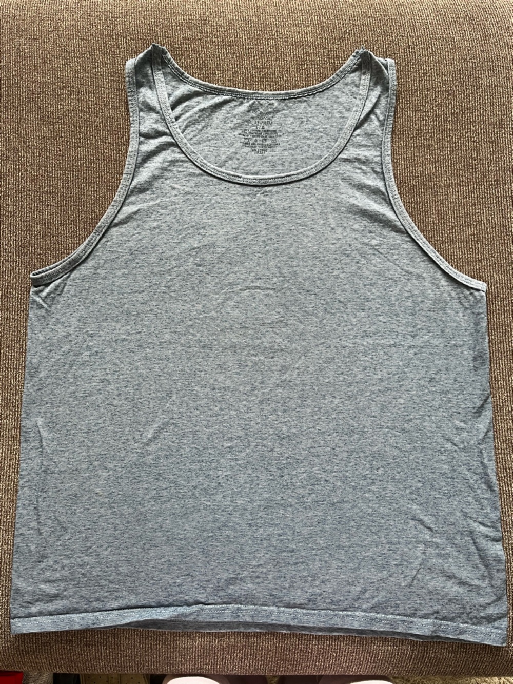Fruit of the Loom Men's Gray Tank Top